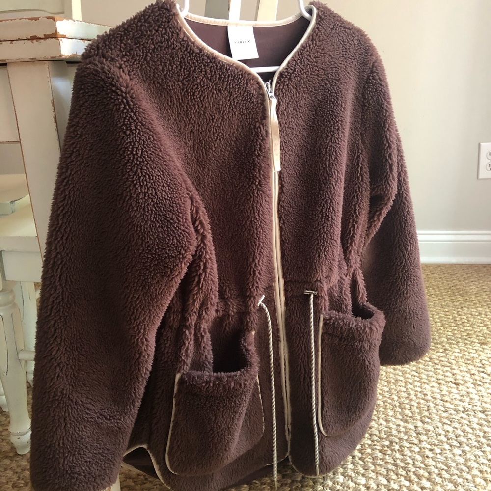 New: Anthropologie x Varley Westwood Sherpa Jacket. Size 4